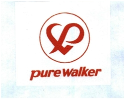 Trademark PURE WALKER + LOGO