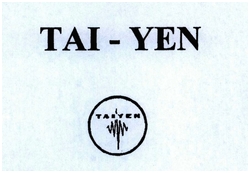 Trademark TAI-YEN + LOGO