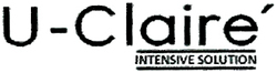 Trademark U-CLAIRE INTENSIVE SOLUTION