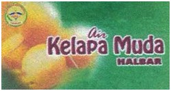 Trademark AIR KELAPA MUDA HALBAR