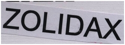 Trademark ZOLIDAX