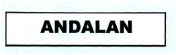 Trademark ANDALAN