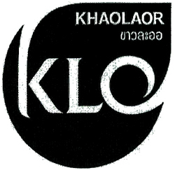 Trademark KLO KHAOLAOR