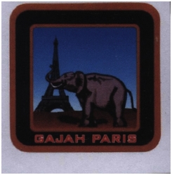 Trademark GAJAH PARIS + LUKISAN GAJAH dan MENARA PISA