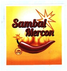 Trademark SAMBAL MERCON + LOGO