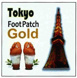 Trademark TOKYO FOOT PATCH GOLD + LUK