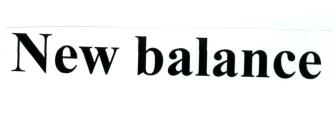 Trademark NEW BALANCE