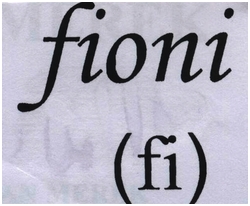 Trademark FIONI (FI)