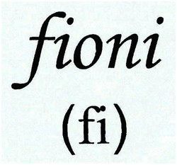 Trademark FIONI (FI)