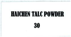 Trademark HAICHEN TALC POWDER 30