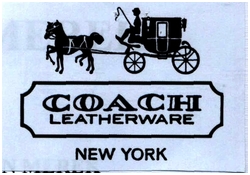 Trademark COACH LEATHERWARE + LUKISAN KERETA KUDA