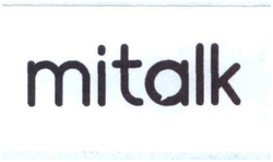 Trademark MITALK