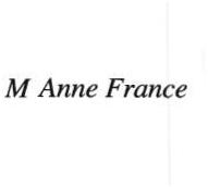 Trademark M ANNE FRANCE