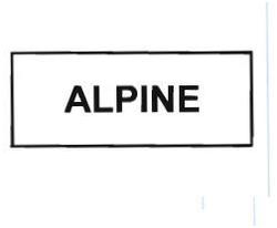 Trademark ALPINE