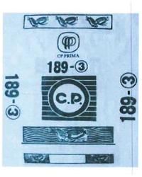 Trademark CP PRIMA 189-3 + LUKISAN IKAN