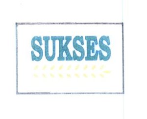 Trademark SUKSES + LOGO