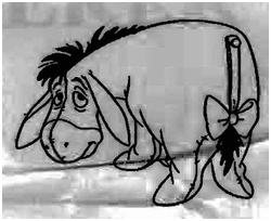 Trademark LUKISAN EEYORE