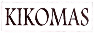 Trademark KIKOMAS