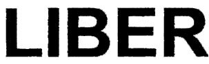 Trademark LIBER
