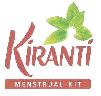 Trademark KIRANTI MENSTRUAL KIT + LOGO