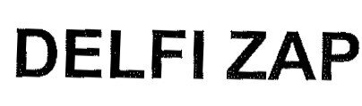Trademark DELFI ZAP