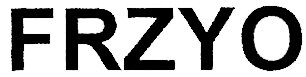 Trademark FRZYO
