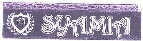 Trademark SYAMIA + LOGO