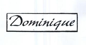 Trademark DOMINIQUE