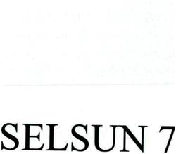 Trademark SELSUN 7