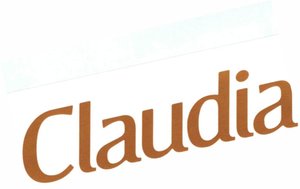 Trademark CLAUDIA