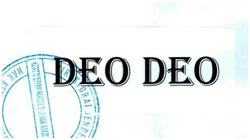 Trademark DEO DEO