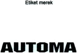 Trademark AUTOMA