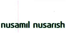 Trademark NUSAMIL NUSARISH