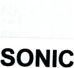 Trademark SONIC