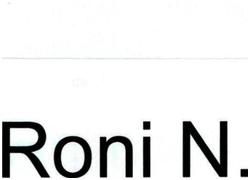 Trademark Roni N.