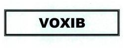 Trademark VOXIB