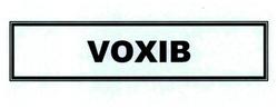 Trademark VOXIB