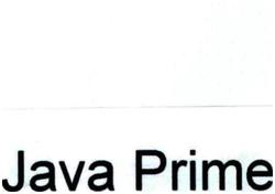 Trademark Java Prime