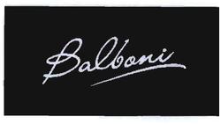 Trademark BALBONI