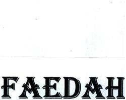 Trademark FAEDAH