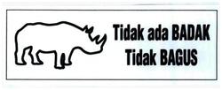 Trademark Tidak ada BADAK Tidak BAGUS