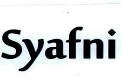 Trademark SYAFNI