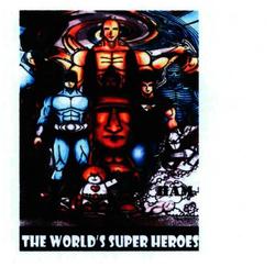 Trademark THE WORLD'S SUPER HEROES + LUKISAN