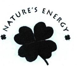 Trademark NATURE'S ENERGY + LUKISAN BUNGA