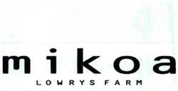 Trademark MIKOA Lowrys Farm