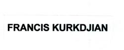 Trademark FRANCIS KURKDJIAN