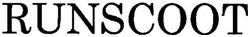Trademark RUNSCOOT