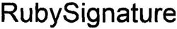Trademark RubySignature