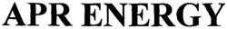 Trademark APR ENERGY