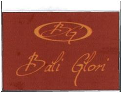 Trademark BALI GLORI + loogo bg